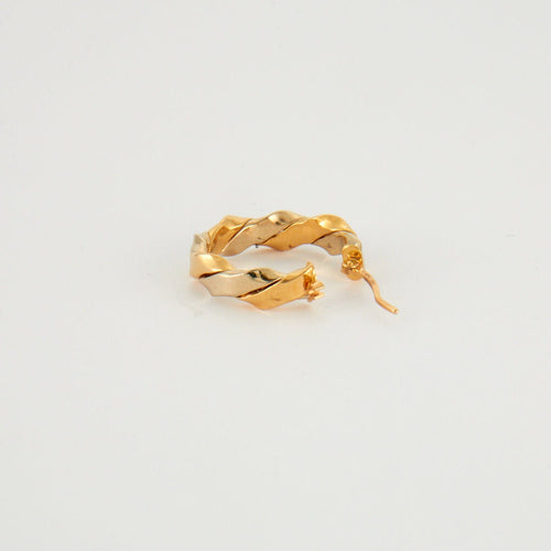 Boucles d'oreilles Boucles d'oreilles en or jaune et blanc 58 Facettes