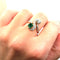 Bague Bague Toi & Moi émeraude diamant 58 Facettes 2845