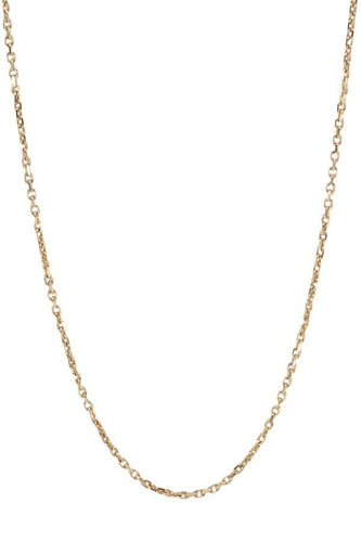 Collier CHAINE MAILLE FORÇAT DIAMANTÉE 58 Facettes 051421