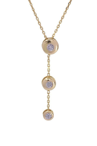 Collier COLLIER MODERNE TRILOGIE DIAMANTS 58 Facettes 070201