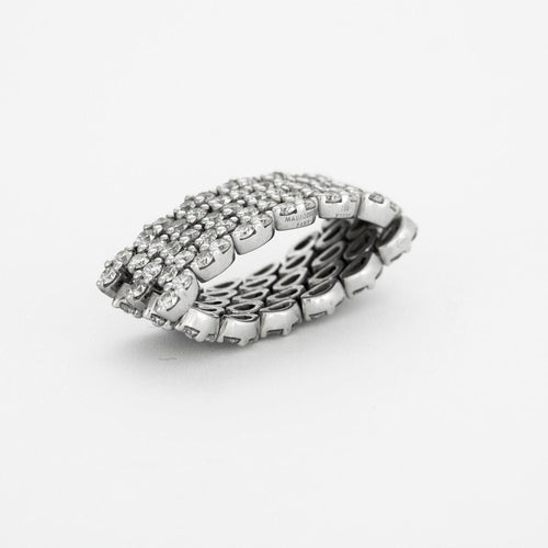 Bague 57 MAUBOUSSIN - Bague articulée Je le veux Diamants 58 Facettes