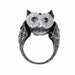 Bague 55 BOUCHERON - Bague Hibou Améthystes Saphirs Diamants 58 Facettes