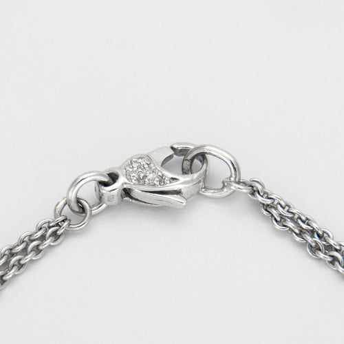 Collier Collier or gris, diamant 58 Facettes HS20354