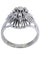 Bague 57 BAGUE FLEUR DIAMANTS ANNÉES 50' 58 Facettes 057851