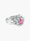 Bague 52 Bague Saphir rose et Diamants 58 Facettes