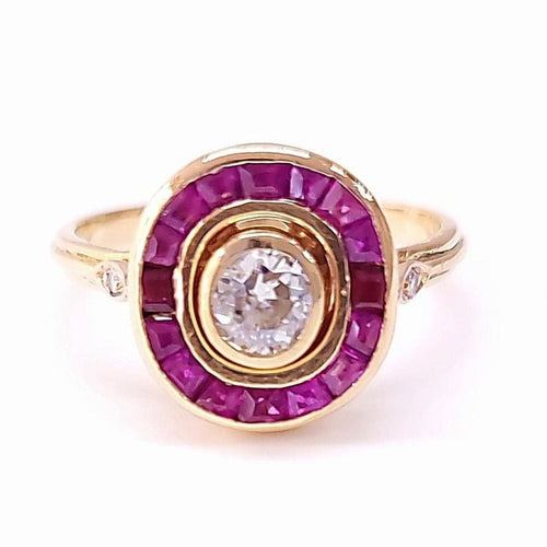 Bague 60 Bague diamant et rubis 58 Facettes DV/19