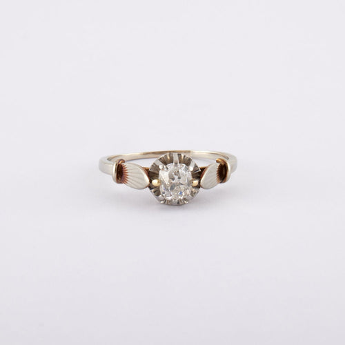 Bague 59.5 Bague solitaire diamant taille coussin 58 Facettes JE508