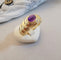 Bague Bague Améthyste Or jaune 58 Facettes AA 1253