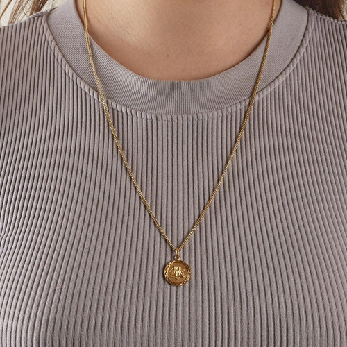 Pendentif Médaille Gémaux 58 Facettes