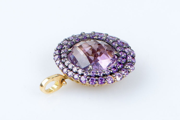 Pendentif Pendentif améthyste en or massif 58 Facettes 111.180847-59