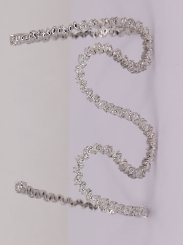 Bracelet Bracelet serpent Or blanc Diamants 58 Facettes P688