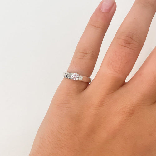 Bague 51 Solitaire BULGARI 58 Facettes