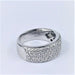 Bague Bague Bandeau Or Blanc, Diamant 58 Facettes 20400000521