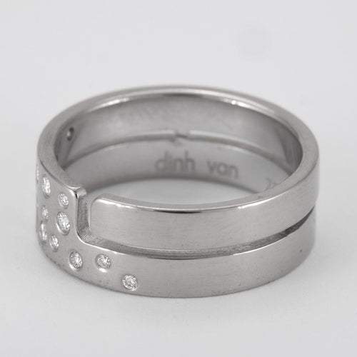 Bague 54 DINH VAN - bague Seventies Diamants 58 Facettes