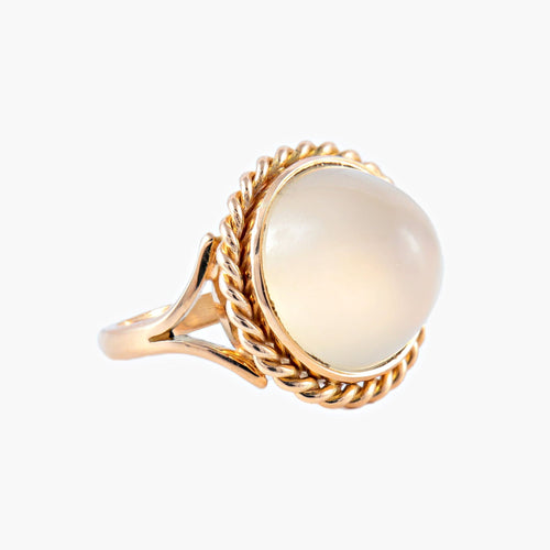 Bague 48 Bague Pierre de lune 58 Facettes