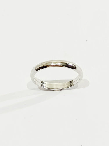 Bague 58 Alliance Homme Or Blanc 58 Facettes 2850/1