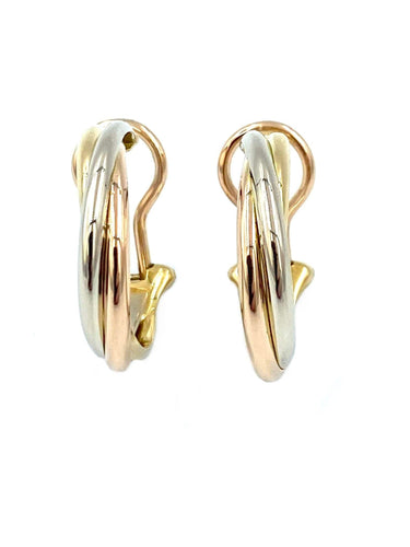 Boucles d'oreilles CARTIER. Collection Trinity, boucles d’oreilles or 58 Facettes