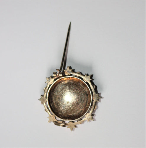 Broche Broche en argent Miniature XIXe 58 Facettes 445