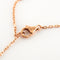 Collier Cartier - Collier "C" or rose et perle de culture Akoya 58 Facettes