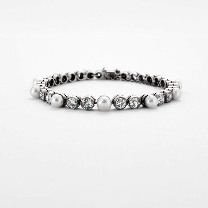 Bracelet Bracelet Perles fines Diamants 58 Facettes