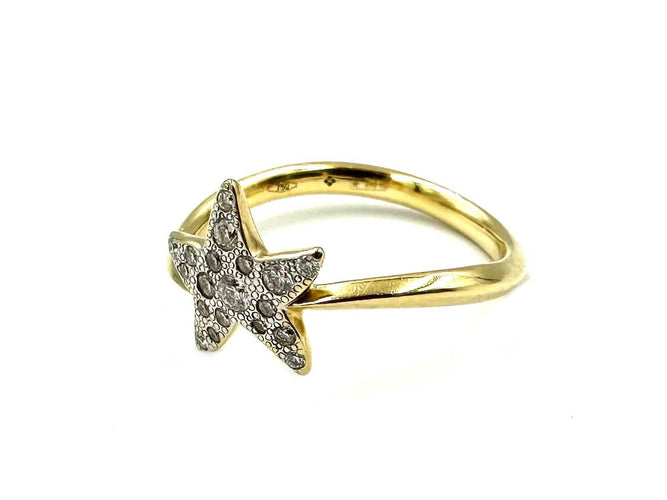Bague 50 DODO - Bague Stellina or 18K et diamants 58 Facettes