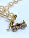 Collier Double collier de perles fermoir diamants. 58 Facettes AB170