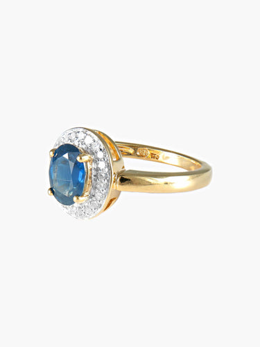 Bague 52 Bague Marguerite Saphir et Diamants 58 Facettes