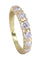 Bague 50 Demi-alliance Or jaune Diamants 58 Facettes 080651