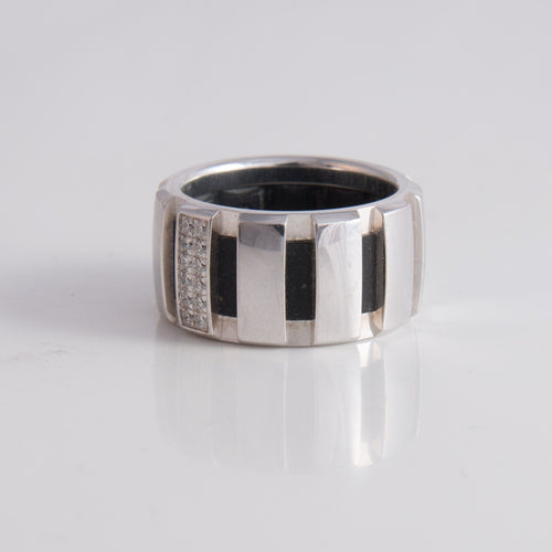 Bague 51 Bague Chaumet, “Class One”, or blanc, diamants 58 Facettes