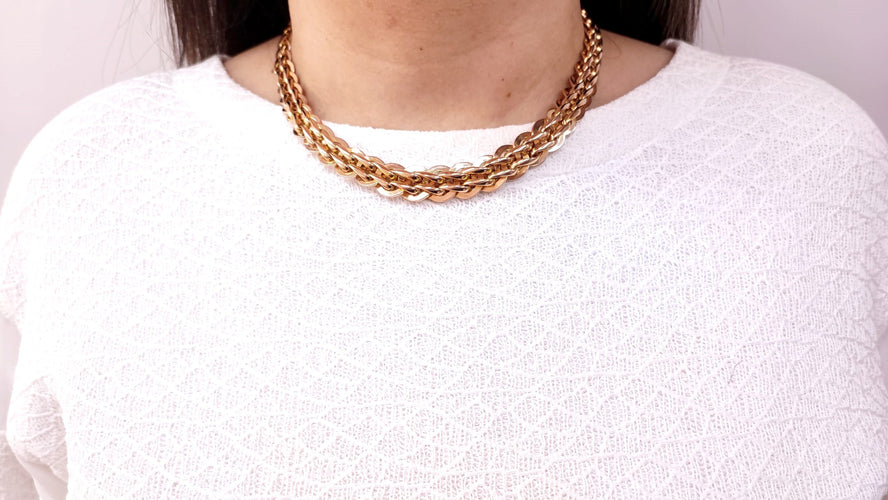 Collier Collier en or jaune 58 Facettes RA-143/1