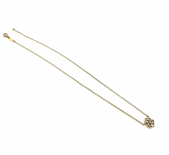 Collier PIAGET. Collier « Rose » or rose et diamant 58 Facettes