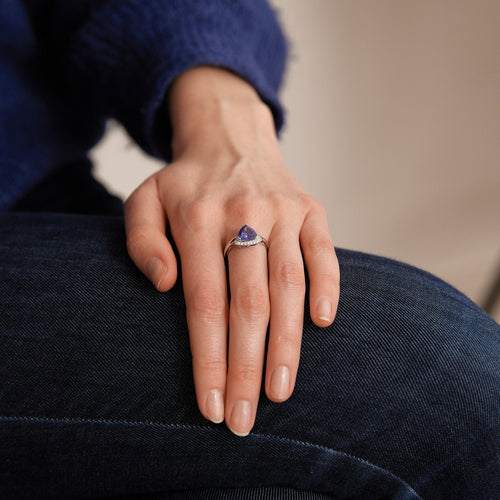 Bague 56 Bague Tanzanite 58 Facettes P1L6