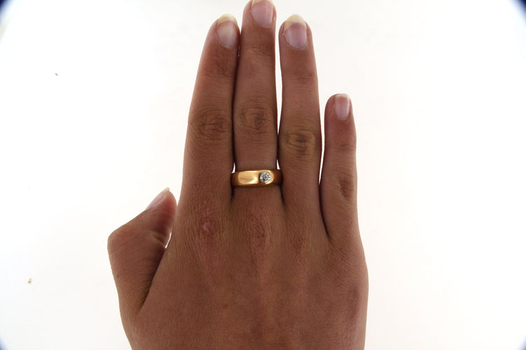 Bague Bague en Or jaune, Diamants 58 Facettes 6498x