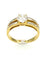Bague Bague or jaune 18K et diamants 0.91ct 58 Facettes