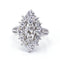 Bague 57 Bague Diamant Or blanc 58 Facettes D359902JC