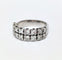 Bague 56 Bague diamants double rangs 58 Facettes 1-920/2