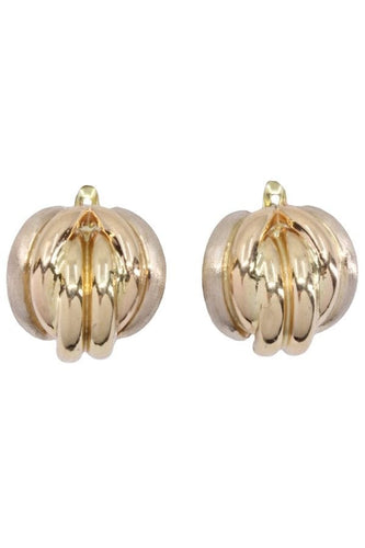 Boucles d'oreilles Boucles d'oreilles nœuds Or jaune 58 Facettes 077121