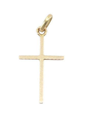 Pendentif Pendentif croix moderne Or jaune 58 Facettes 065471
