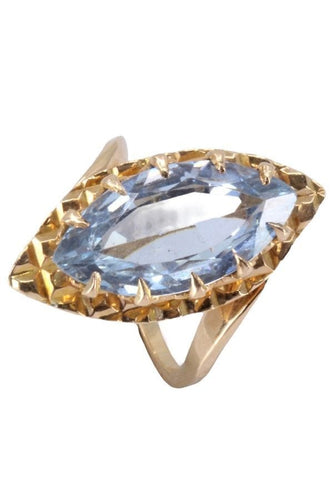 Bague 44 BAGUE MODERNE TOPAZE 58 Facettes 066711