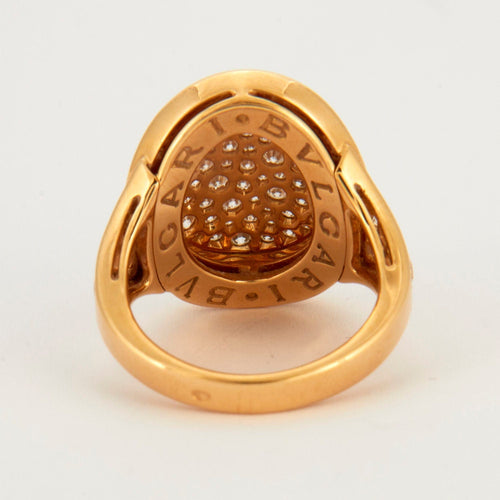 Bague BULGARI - Bague Pavage Diamants 58 Facettes