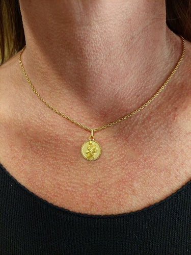 Pendentif MÉDAILLE SAINT CHRISTOPHE 58 Facettes 074221