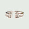 Bague BAGUE OUVERTE DIAMANTS 58 Facettes