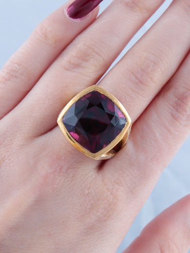 Bague 52 Bague Grenat Diamants 58 Facettes