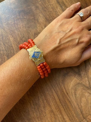 Bracelet Bracelet Napoléon III en corail 58 Facettes