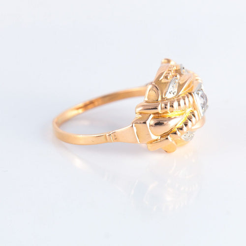 Bague 54 Bague années 1940 58 Facettes