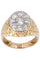 Bague CHEVALIÈRE PAVAGE DIAMANTS 58 Facettes 069451