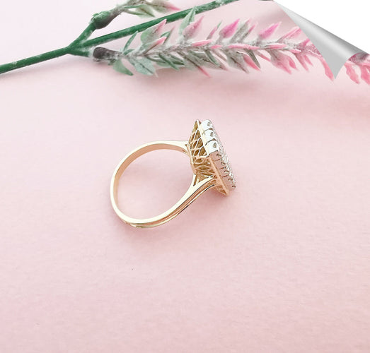 Bague Bague, diamants, 2 ors 58 Facettes AA 1563