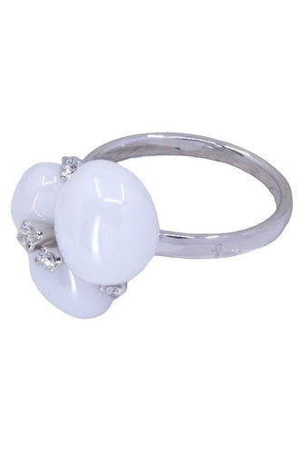 Bague 55 BAGUE POMELLATO CAPRI DIAMANTS 58 Facettes 080571