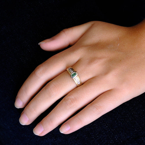 Bague 60 Bague Emeraude Diamants 58 Facettes EL2-31