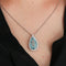 Collier Collier Pendentif Aigue-marine 58 Facettes